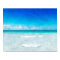 Tropical Beach in Teal Aqua Turquoise Blue Florida