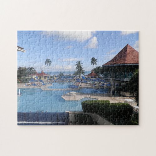 Tropical Beach in the Bahamas Jigsaw Puzzle