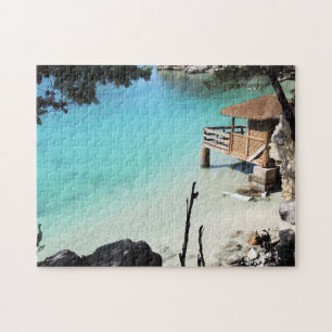Tropical Beach in the Bahamas. Jigsaw Puzzle