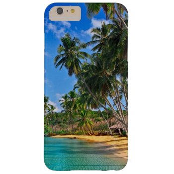 Tropical Beach Iphone 6 Plus Case by Three_Men_and_a_Mama at Zazzle