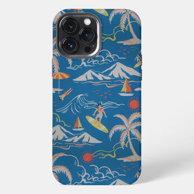 Tropical Beach Iphone Case (Back)