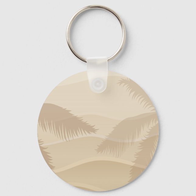 Tropical Beach Keychain (Front)