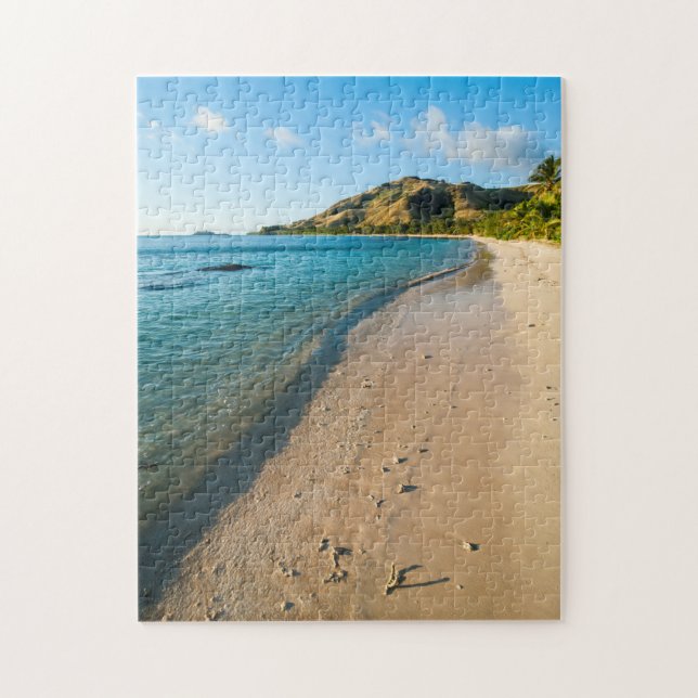 Tropical Beach Landscape, Fiji Jigsaw Puzzle (Vertical)