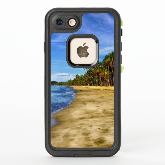Tropical Beach LifeProof iPhone Case (Back)