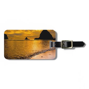 tropical beach luggage tag tropical beach luggage tag