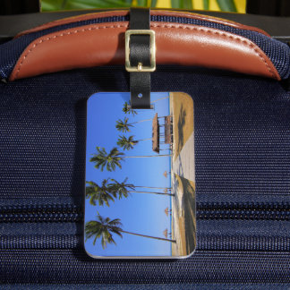 Tropical Beach  Luggage Tag