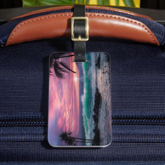 Tropical Beach  Luggage Tag