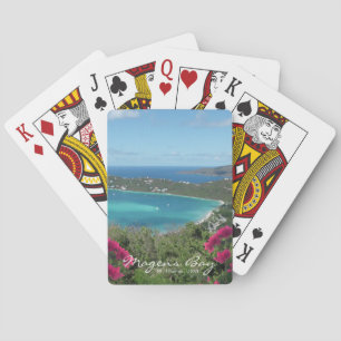 Tropical Beach Magens Bay St. Thomas, USVI Photo Poker Cards