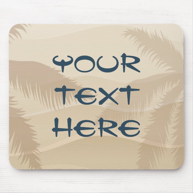 Tropical Beach Mouse Pad (Front)