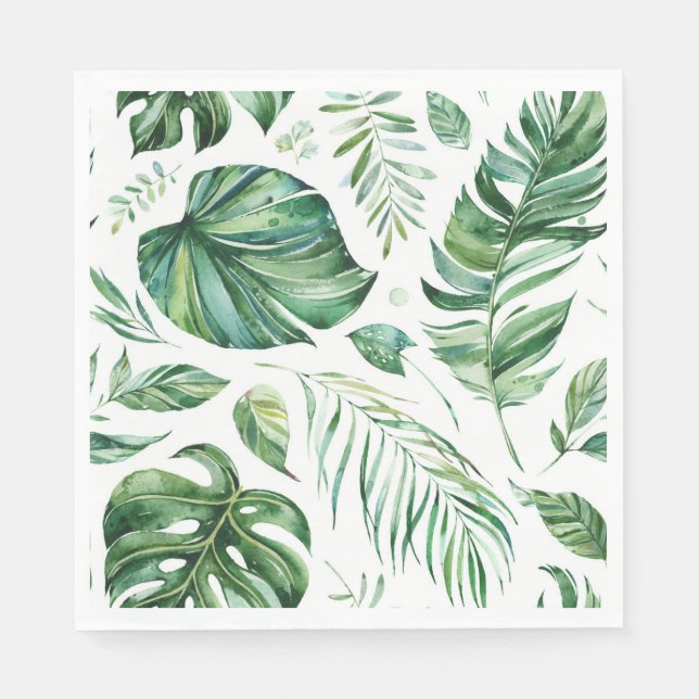 Tropical Beach Napkins (Front)