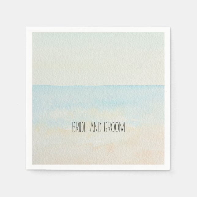 Tropical Beach Napkins (Front)