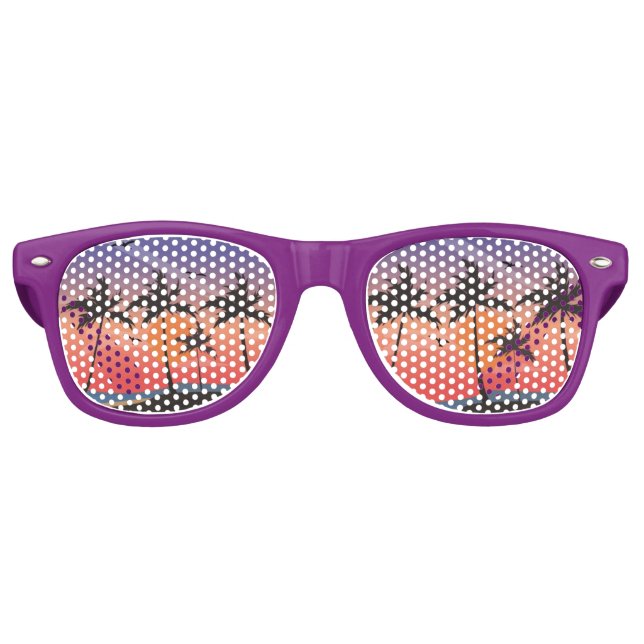 TROPICAL BEACH NOVELTY SUNGLASSES SHADES (Front)