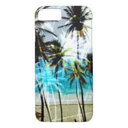 Tropical Beach Ocean Custom iPhone 7 case
