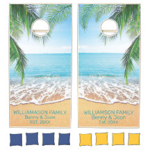 Tropical Beach Ocean Palm Trees Photography