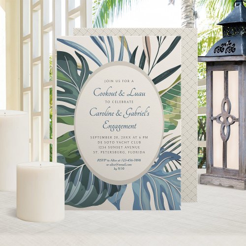 Tropical Beach Palm Engagement Party