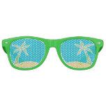 Tropical Beach Palm Tree Wedding Favor Sunglasses at Zazzle
