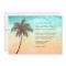 Tropical Beach Palm Tree Wedding Invitations
