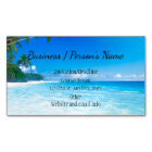 Tropical Beach Palm Trees Ocean Sea Custom Busines