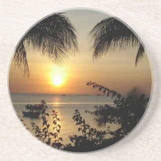 Tropical Beach Paradise Coaster