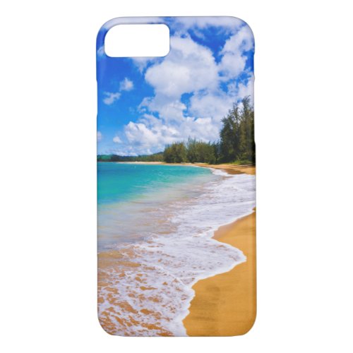 Tropical beach paradise Hawaii iPhone 87 Case