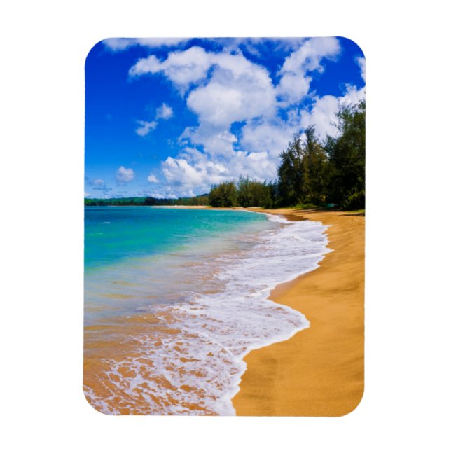 Tropical beach paradise, Hawaii Magnet (Vertical)