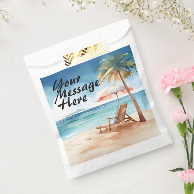 Tropical Beach Party  Favor Bag (Sealed)