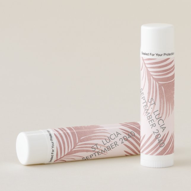 Tropical Beach Party Favor Lip Balm (Front)