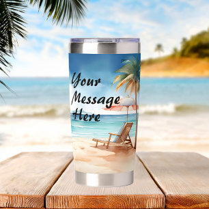 Tropical Beach Party Insulated Tumbler