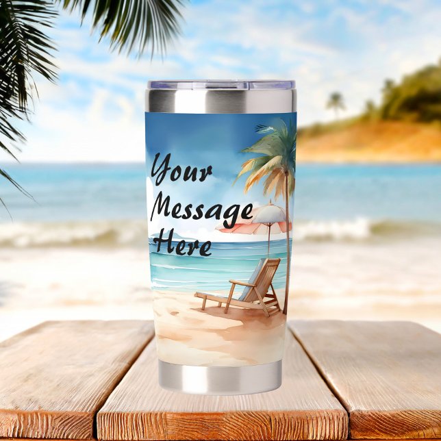 Tropical Beach Party Insulated Tumbler (Creator Uploaded)