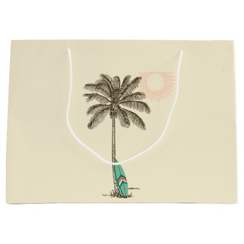 Tropical Beach Party Palm Tree Gift Bags