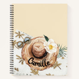 Tropical Beach Personalized Notebook