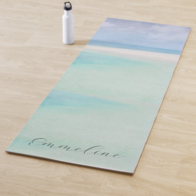  Tropical Beach Personalized Yoga Mat (In Situ)