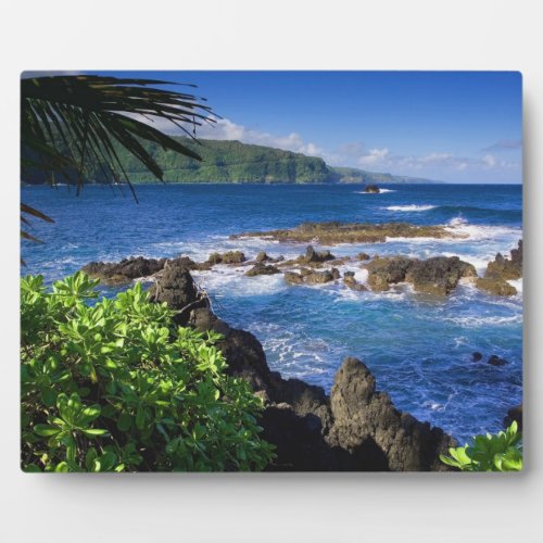 Tropical Beach Photo Plaque