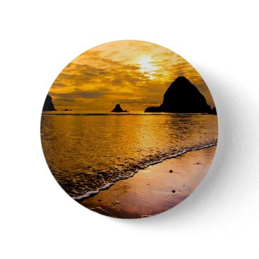 tropical beach pinback button tropical beach pinback button
