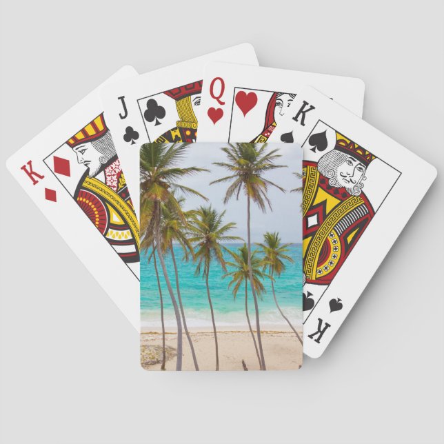 Tropical Beach Playing Cards (Back)