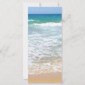 Tropical Beach Rack Card (Back)