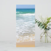 Tropical Beach Rack Card (Standing Front)