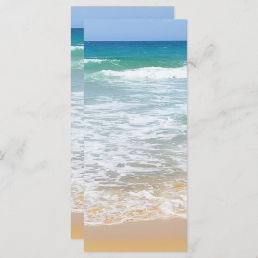 Tropical Beach Rack Card (Front/Back)