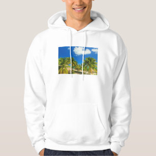 Tropical beach resort, Belize Hoodie