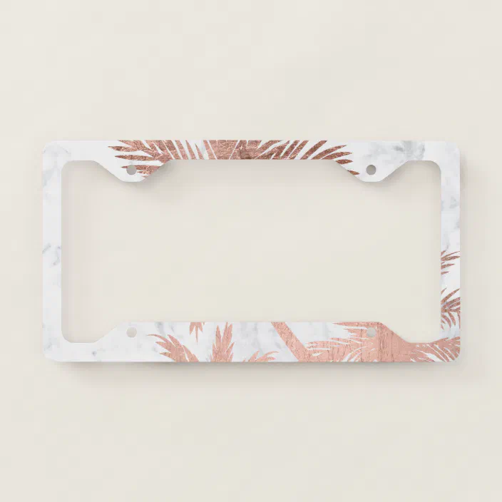 Blue Green Splatter Marble License Plate Frame Blue Green Splatter Marble License Plate Frame