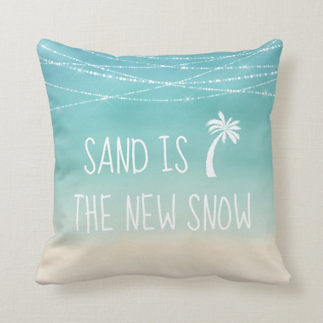 Tropical Beach Sand is the New Snow Palm Tree