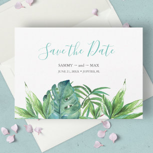 Tropical Beach Save the Date