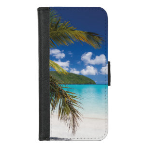 Tropical Beach Scene iPhone 8/7 Wallet Case