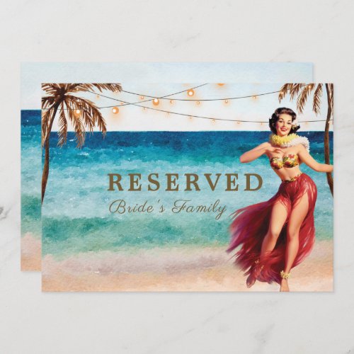 tropical beach scene reserved sign editable invitation
