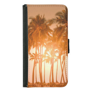 Tropical beach: scenic natural view samsung galaxy s5 wallet case