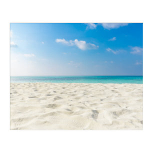 Tropical Beach Sea Sand Sky & Summer Day Acrylic Print