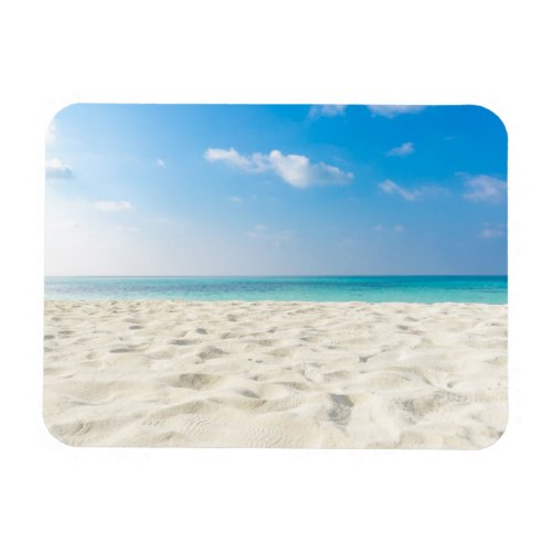 Tropical Beach Sea Sand Sky  Summer Day Magnet