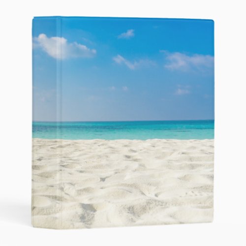 Tropical Beach Sea Sand Sky  Summer Day Mini Binder