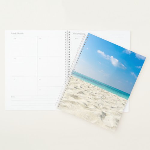 Tropical Beach Sea Sand Sky  Summer Day Planner