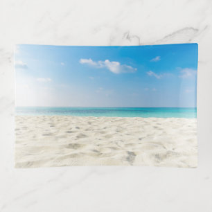 Tropical Beach Sea Sand Sky & Summer Day Trinket Tray